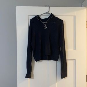 Navy H&M Quarter Zip